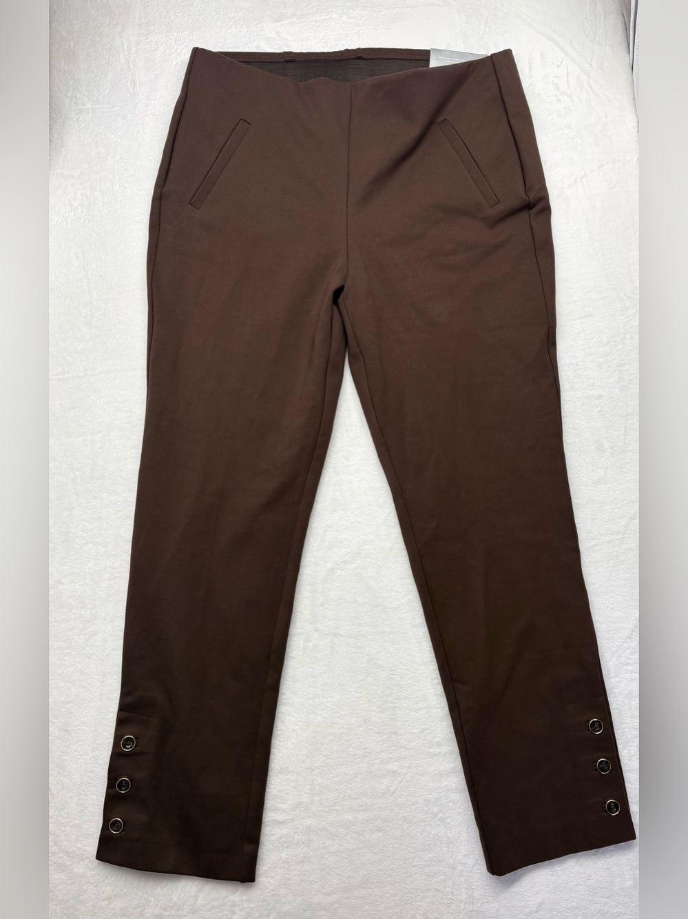 NWT Chico’s So Slimming Juliet Ankle Pants Size 2 Double Espresso Brown